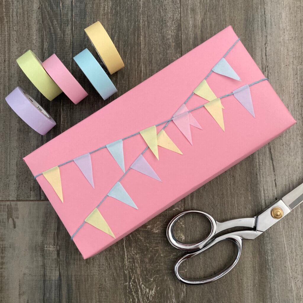 How-To: Washi Tape Wrapping Paper