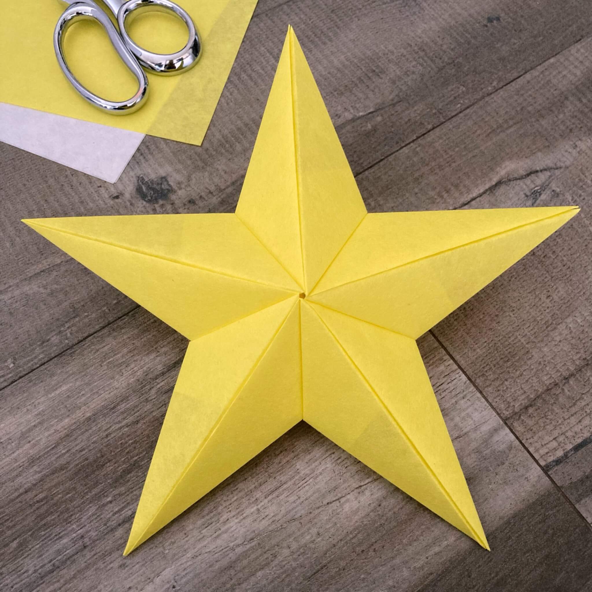 How To Make A 3D Paper Star Gift Wrapping Love